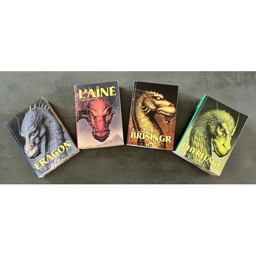 Quatrilogie L’Heritage De Christopher Paolini, Très Bon État T1-T2-T3-T4
