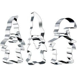 Ensemble D'emporte-Pièces De Noël Pour Biscuits 3 Pièces Acier Inoxydable 13,5cm