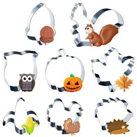 Emporte-Pièces - Winwild - 8 Pièces - Acier Inoxydable - Motifs Automnaux - Sécurisés Enfants