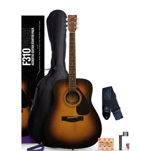 Guitare Folk Yamaha F310 Pack Brown Sunburst