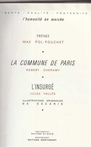 La Commune De Paris Et L'Insurgé