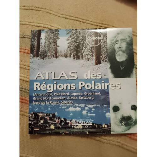 Cd Room Mac Pc Atlas Des Régions Polaires Neuf.