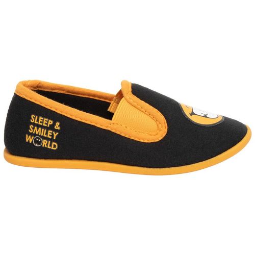 Chaussures Chaussons Bas Smileyworld Pour Enfant Garçon Noir