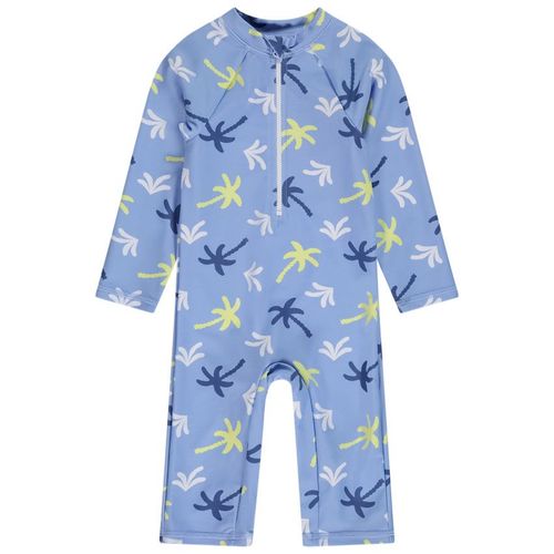 Combinaison De Bain Anti-Uv Imprimée Pour Bébé Garçon - Bleu