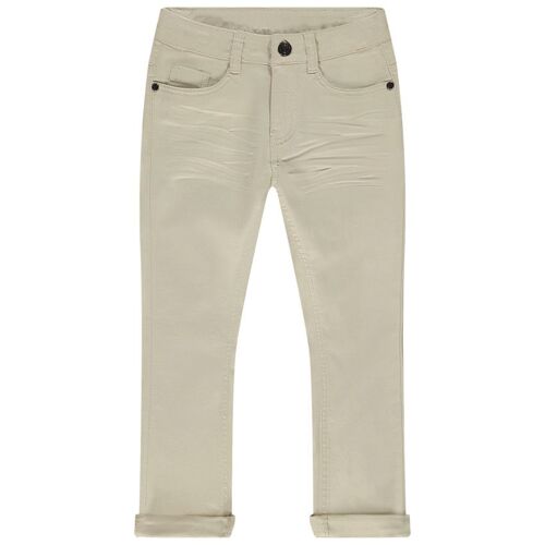Pantalon Slim Uni Effet Crinkle Pour Garçon - Beige