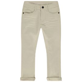 Pantalon Slim Uni Effet Crinkle Pour Garçon - Beige