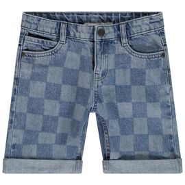 Bermuda En Jean Effet Damier Pour Garçon - Bleach