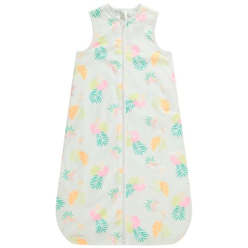 Gigoteuse En Seersucker Imprimé Tropical Tog 0.5 Pour Bébé Fille - Blanc