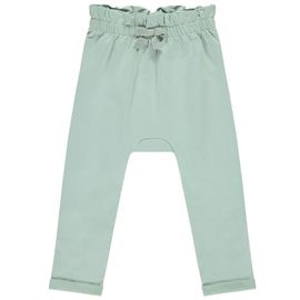 Pantalon De Jogging Uni Avec N?Ud Fantaisie Pour Bébé Fille - Vert D'Eau
