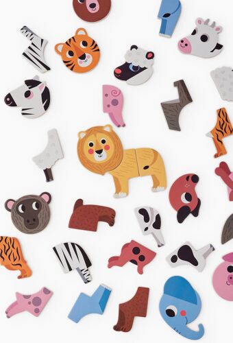 Puzzle magnétique- 10 animaux rigolos par Ingela P. Arrhenius