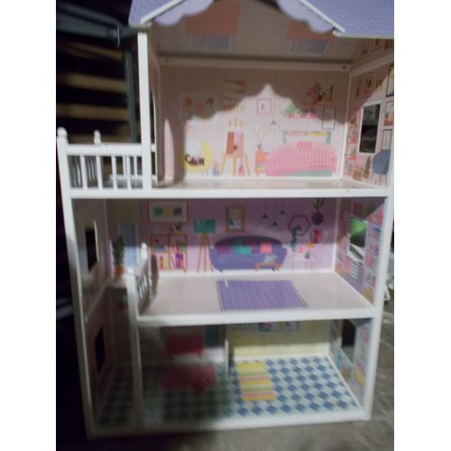 Belle solide maison de poupées Barbie Kidkraft avec mobilier