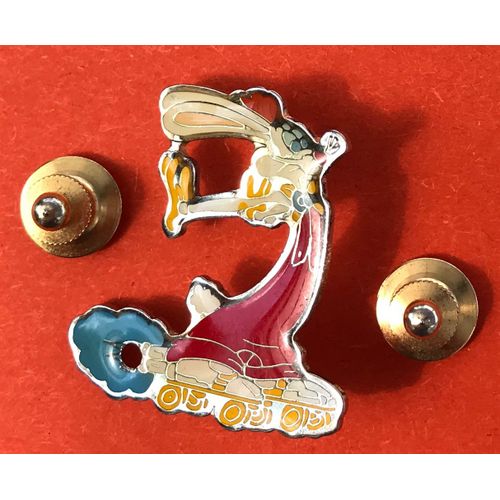 Broche Roger Rabbit Sur Patins À Roulettes À Réaction (1987 Disney / Amblin)