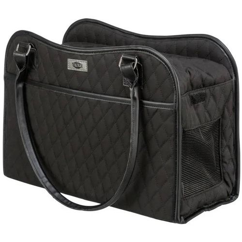Sac De Transport Pour Chien - Trixie - Amina - Noir - Polyester - Cuir