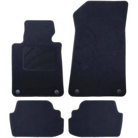 Tapis Sur Mesure - Bmw - E81 Série 1 - 3 Portes (2007-2012) - 5 Pièces - Noir