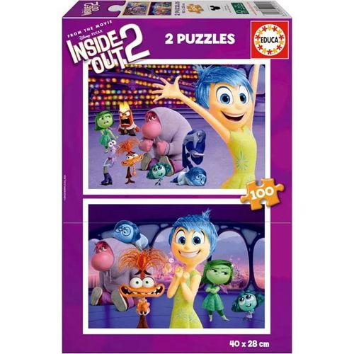 Puzzle - Disney - Vice-versa 2 - Enfant dès 6 ans - 2 x 100 pièces - 40x28cm - Educa