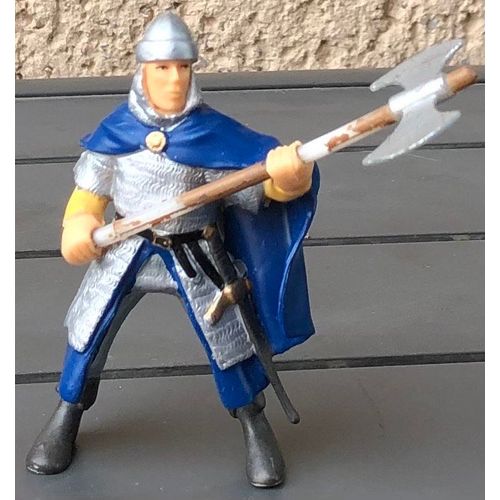 Figurine Chevalier Avec Hache Papo 2000, Moyen-Age