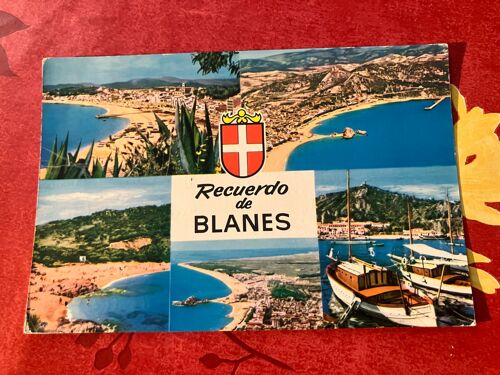 Carte Postale Vintage De Blanes, Costa Brava