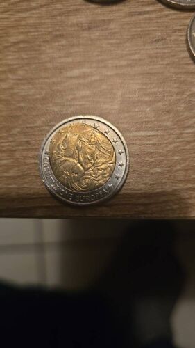 Piece De 2 Euros Italie 2005 Fautée