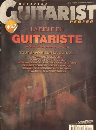 Magazine Guitarist Pedago - Hs N°42 "La Bible Du Guitariste" Vol 2