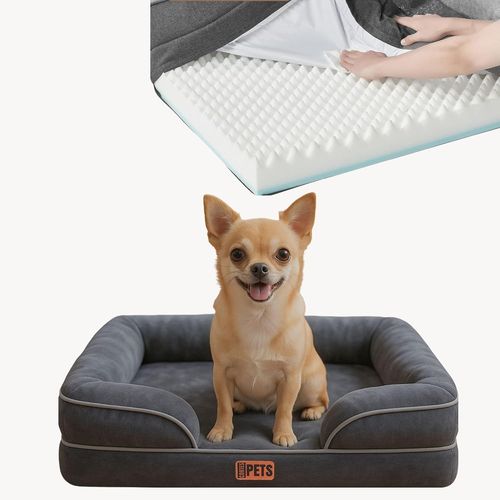 Kalanka-Cortespets Lit Orthopédique Pour Chiens Petits, Moyens Et Grands ¿ Avec Mousse À Mémoire De Forme ¿ Imperméable ¿ Coussin Pour Chien