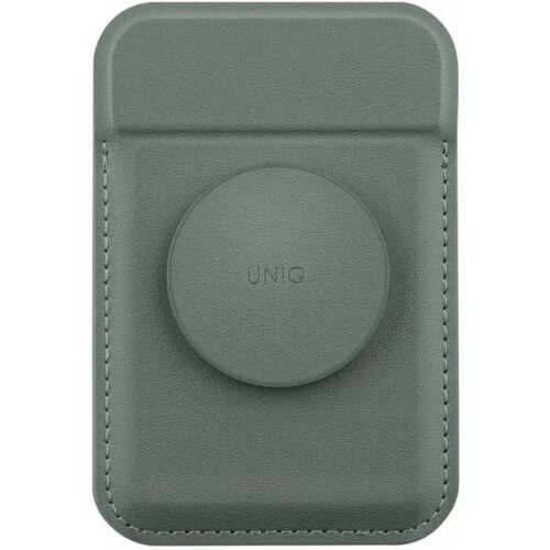 Portefeuille - UNIQ - Flixa - Magnétique - Vert lichen - Design moderne