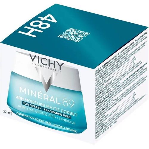 Vichy Minéral 89 48h Moisture Matte Sorbet 50 Ml Multicolore