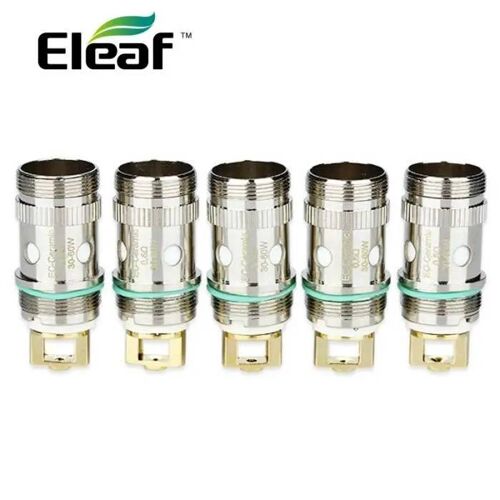 Pack 5 Eleaf EC-Résistance céramique Bobine SS316L de 0,5ohm pour iJust 2 / iJust 2 Mini / Melo 3 / Melo 2 / Melo Atomizer Vaping