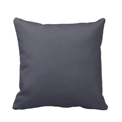 Taies D'oreillers - 100% Coton - Lot De 2 - 65 X 65 Cm - Gris - Lavable