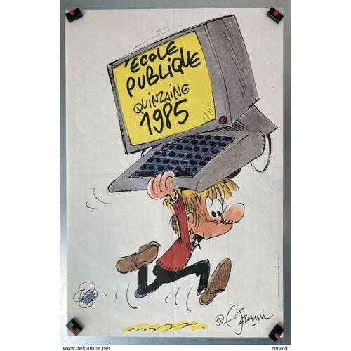 Affiche "Sncf - Carte Jeune" - Illustration Serge Clerc