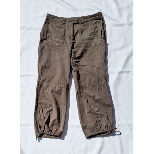 Pantacourt Femme Marron Taille 40 Marque Camaïeu