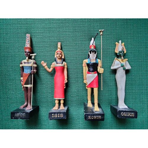 4 Statuettes Égyptiennes