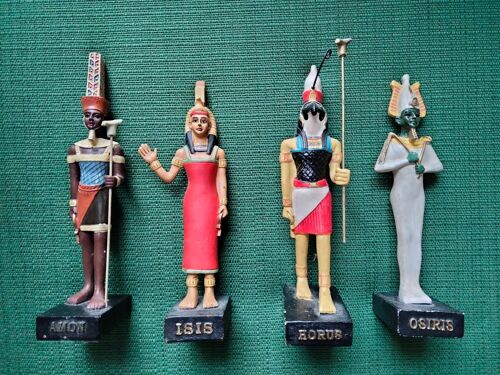 4 Statuettes Égyptiennes