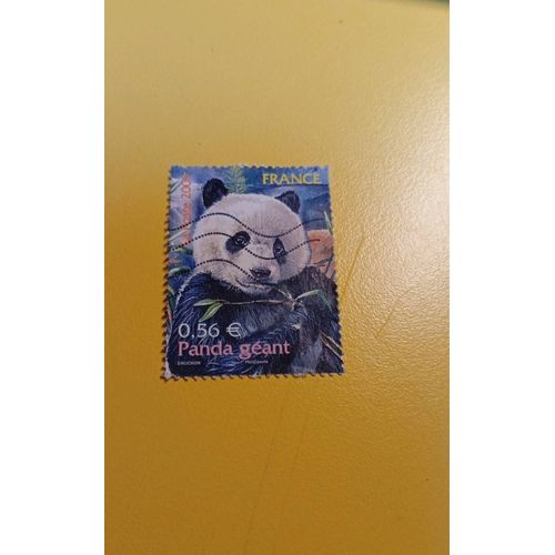 Timbre Panda Géant France Réf Tp 9