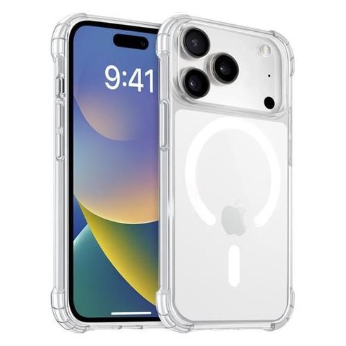 Jaym - Coque De Protection Pour Téléphone Portable - Compatibilité Avec Magsafe - Polyuréthanne Thermoplastique (Tpu) - Transparent - Pour Apple Iphone 17 Pro