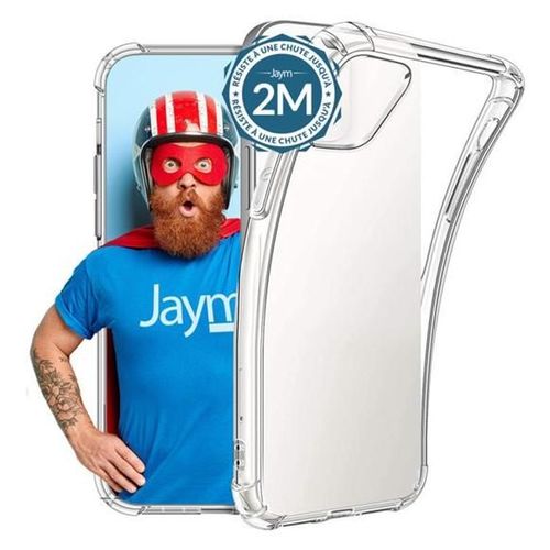 Jaym Easy Impact - Coque De Protection Pour Téléphone Portable - Renforcé, Test De Chute 2 M - Polyuréthanne Thermoplastique (Tpu) - Transparent - Pour Samsung Galaxy S25 Fe