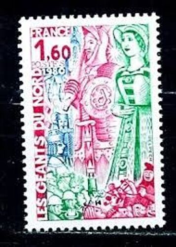 Spectacle : Les Géants Du Nord Année 1980 N° 2076 Yvert Et Tellier Luxe