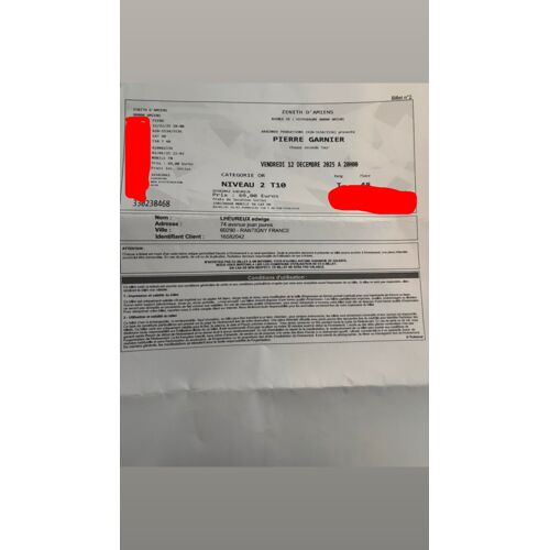 Billets Pour Le Concert De Pierre Garnier