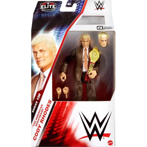 WWE Figurine articulée Élite The american nightmare Cody Rhodes de 15 cm Serie 120