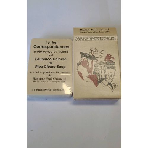 Jeu De Cartes Correspondances - Grimaud