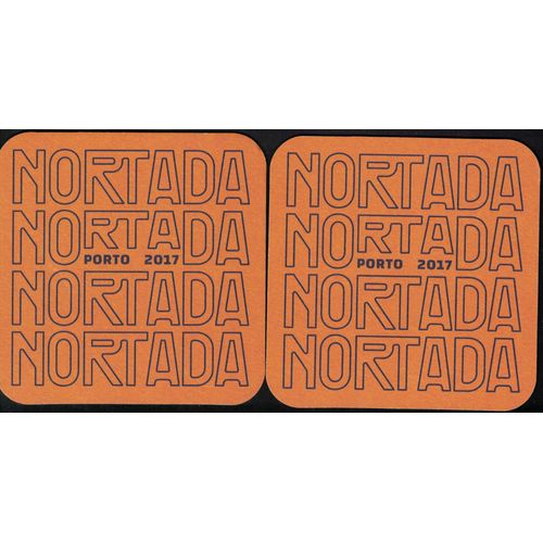 Portugal Sous Bock Beermat Coaster Cerveja Nortada Porto 2017