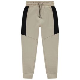 Pantalon De Jogging Molleton Effet Color Block Pour Garçon - Beige