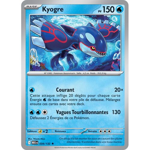 Kyogre - Holo - 034/132 - Mega-Evolution