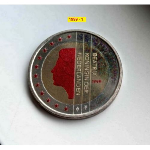 Pays Bas 1999 - 2 Euros De La Serie - Couleur - Colored - In Farbe - Coloriert - Color