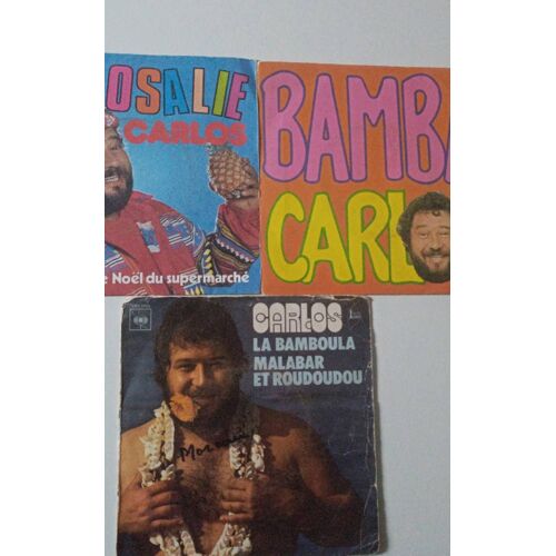 Lot Vinyles 45 Tours Carlos