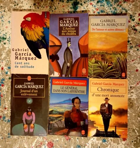 Lot 6 Livres Gabriel Garcia Marquez De L' Amour Et Autres Démons, Chronique D' Une Mort Annoncée, Journal D'Un Enlèvement, Cent Ans De Solitude Le Général Dans Son Labyrinthe Amour Au Temps Du Choléra