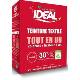 Ideal Teinture Textile Tout en un 230 g Rouge