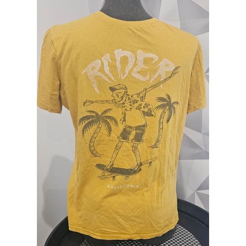 Tee Shirt Rider Jaune Taille S