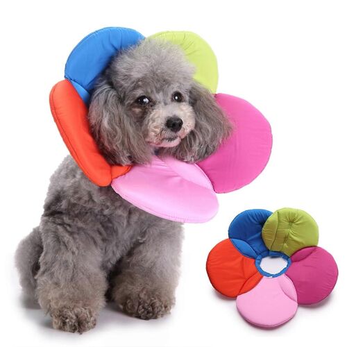 Collier Pour Chat, Protection Anti-Lechage, Collier De Recuperation Reglable Pour Animaux De Compagnie (L) 3538 Cm