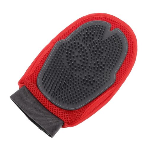 Gant De Toilettage Et De Massage Double Face Pour Animaux De Compagnie Pour Un Soin Doux Du Pelage Des Chiens Et Des Chats.