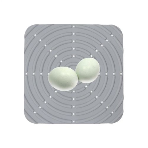 Tapis De Poulailler, Revetement De Nid En Silicone Pour Poules Pondeuses, Accessoires Antiderapants Pour Volailles, Gris